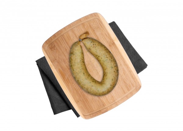 Zwiebelwurst mit Bärlauch